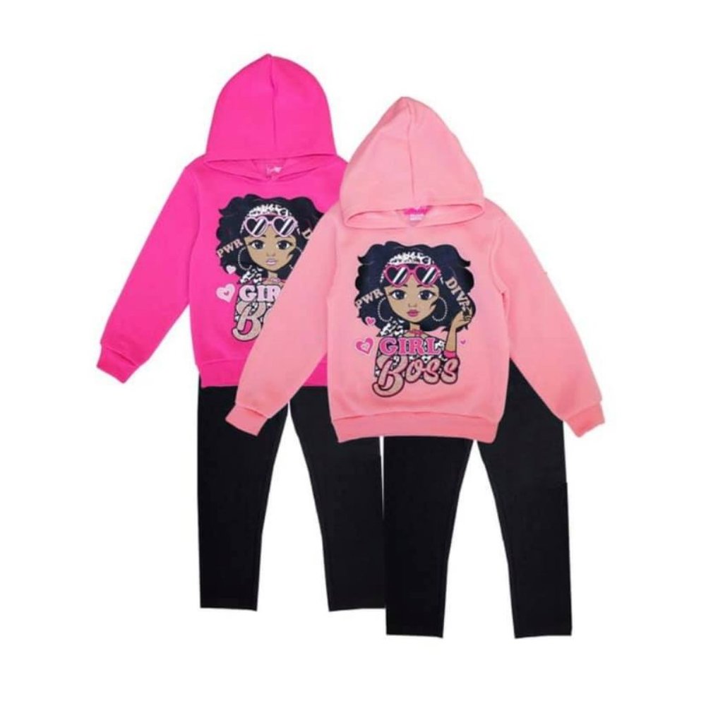 Girl Boss Screen Hodded and legging Set